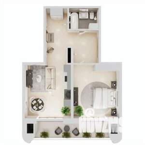 1-к квартира, вторичка, 74м2, 10/19 этаж