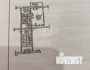 1-к квартира, вторичка, 30м2, 2/5 этаж