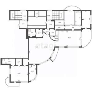 6-к квартира, вторичка, 242м2, 7/8 этаж