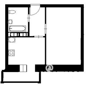 2-к квартира, вторичка, 60м2, 8/15 этаж