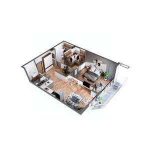2-к квартира, строящийся дом, 82м2, 2/9 этаж