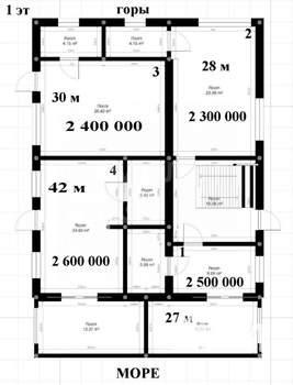 Студия квартира, вторичка, 29м2, 1/3 этаж