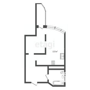 2-к квартира, вторичка, 50м2, 8/14 этаж