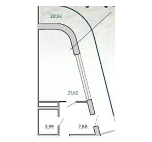 1-к квартира, вторичка, 54м2, 4/10 этаж