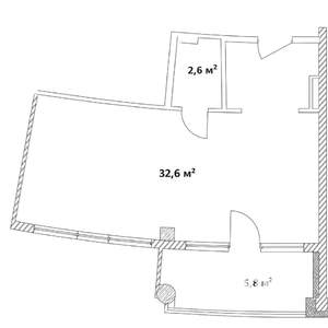 Студия квартира, вторичка, 41м2, 8/18 этаж