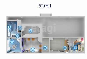 12-к квартира, вторичка, 789м2, 1/4 этаж