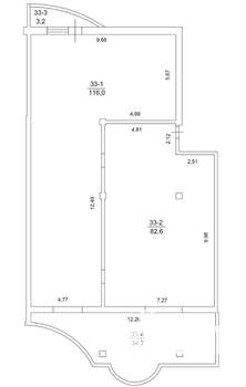 2-к квартира, вторичка, 78м2, 10/11 этаж