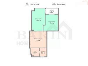 2-к квартира, вторичка, 60м2, 5/8 этаж