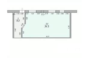 Студия квартира, вторичка, 35м2, 5/6 этаж