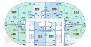 1-к квартира, вторичка, 55м2, 13/20 этаж