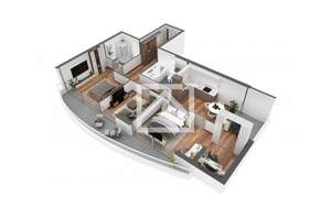 4-к квартира, вторичка, 117м2, 8/11 этаж