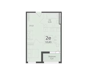 2-к квартира, вторичка, 54м2, 8/18 этаж