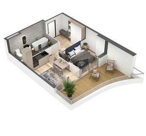2-к квартира, вторичка, 51м2, 10/11 этаж