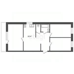 3-к квартира, вторичка, 103м2, 2/4 этаж