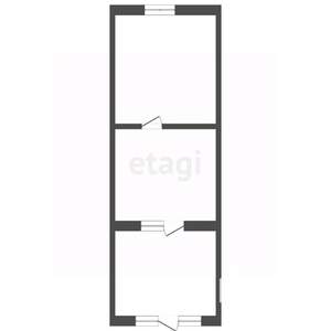 2-к квартира, вторичка, 36м2, 1/1 этаж