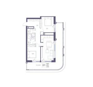 2-к квартира, вторичка, 89м2, 4/8 этаж