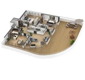 3-к квартира, вторичка, 431м2, 11/11 этаж