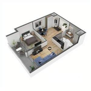 2-к квартира, вторичка, 56м2, 6/11 этаж