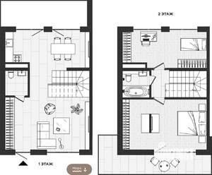 2-к квартира, строящийся дом, 111м2, 1/3 этаж