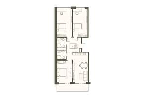 3-к квартира, вторичка, 102м2, 9/22 этаж
