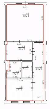 3-к квартира, вторичка, 81м2, 1/6 этаж