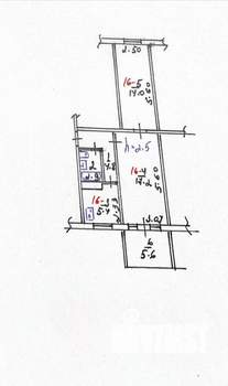 2-к квартира, вторичка, 48м2, 4/5 этаж