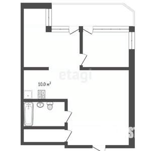 2-к квартира, вторичка, 75м2, 4/5 этаж