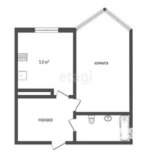 Студия квартира, вторичка, 51м2, 2/8 этаж