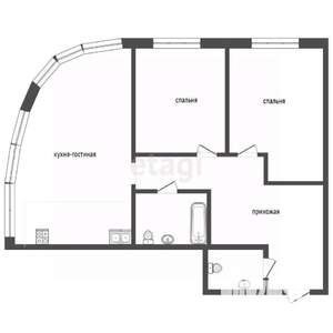 3-к квартира, вторичка, 104м2, 1/11 этаж