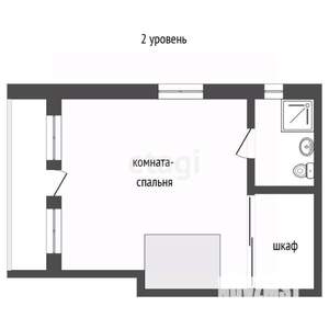 2-к квартира, вторичка, 60м2, 2/2 этаж