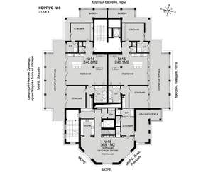 3-к квартира, строящийся дом, 247м2, 4/5 этаж