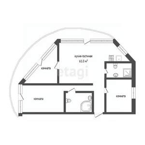 4-к квартира, вторичка, 146м2, 5/16 этаж