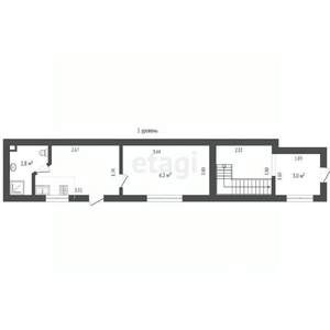 2-к квартира, вторичка, 39м2, 2/2 этаж