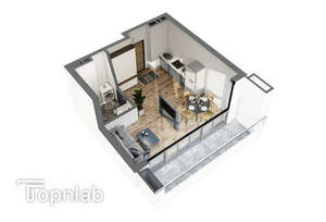 Студия квартира, вторичка, 41м2, 8/9 этаж