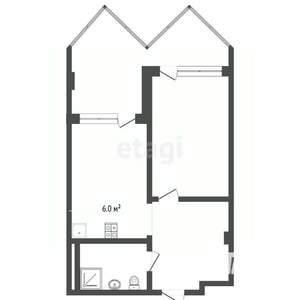 2-к квартира, вторичка, 52м2, 2/8 этаж