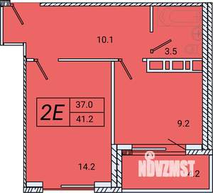 1-к квартира, вторичка, 42м2, 7/8 этаж