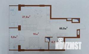 2-к квартира, вторичка, 61м2, 7/11 этаж