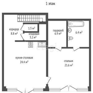5-к квартира, вторичка, 148м2, 1/2 этаж