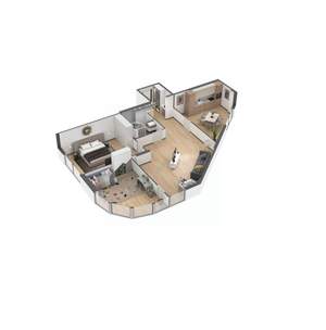 3-к квартира, вторичка, 241м2, 1/6 этаж