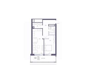 1-к квартира, вторичка, 65м2, 4/8 этаж