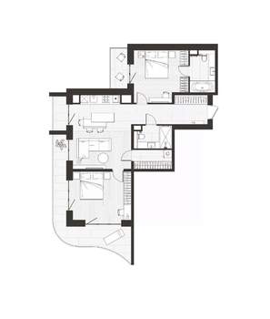 3-к квартира, вторичка, 112м2, 2/9 этаж