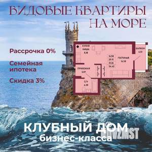 Студия квартира, вторичка, 31м2, 2/16 этаж