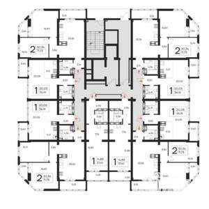 2-к квартира, вторичка, 71м2, 11/17 этаж