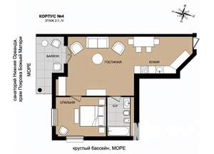 2-к квартира, вторичка, 67м2, 6/8 этаж