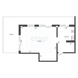 2-к квартира, вторичка, 75м2, 9/9 этаж