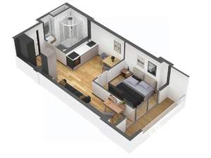 1-к квартира, вторичка, 37м2, 7/8 этаж