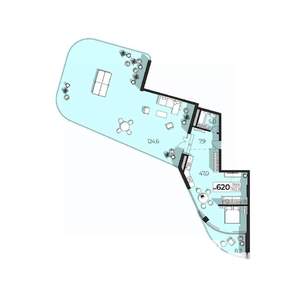 4-к квартира, строящийся дом, 193м2, 6/6 этаж