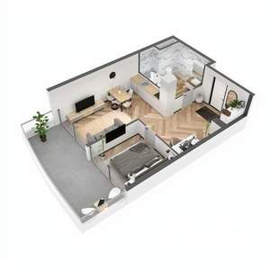 2-к квартира, вторичка, 57м2, 10/11 этаж