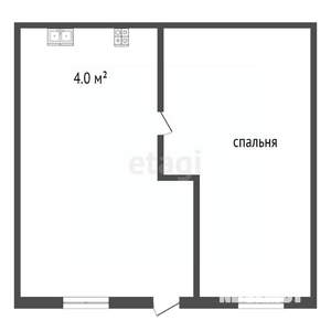 2-к квартира, вторичка, 35м2, 1/2 этаж