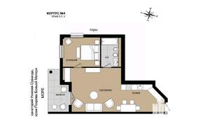 2-к квартира, вторичка, 66м2, 4/8 этаж